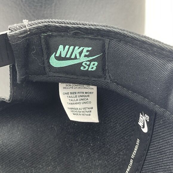 Nike SB Baseball Hat Cap SnapBack Black Woodland Camo Bill Skater Embroidered - Picture 13 of 13